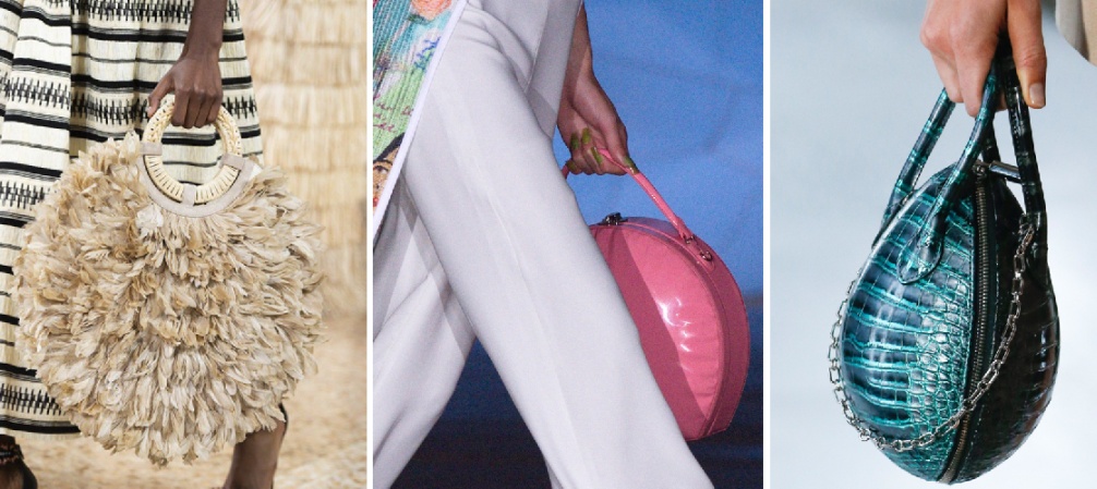 модный аксессуар 2019 - сумка круглой формы