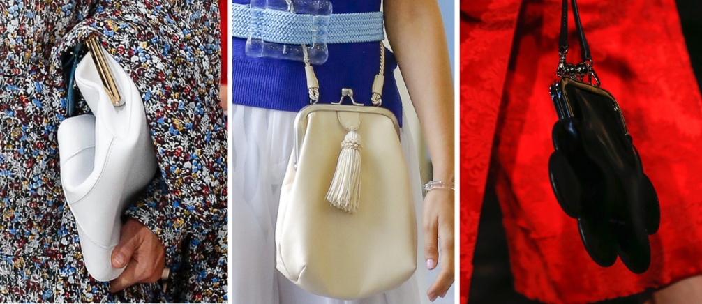 модная женская сумка 2019 года - ридикюль в винтажном стиле с жесткой металлической застежкой