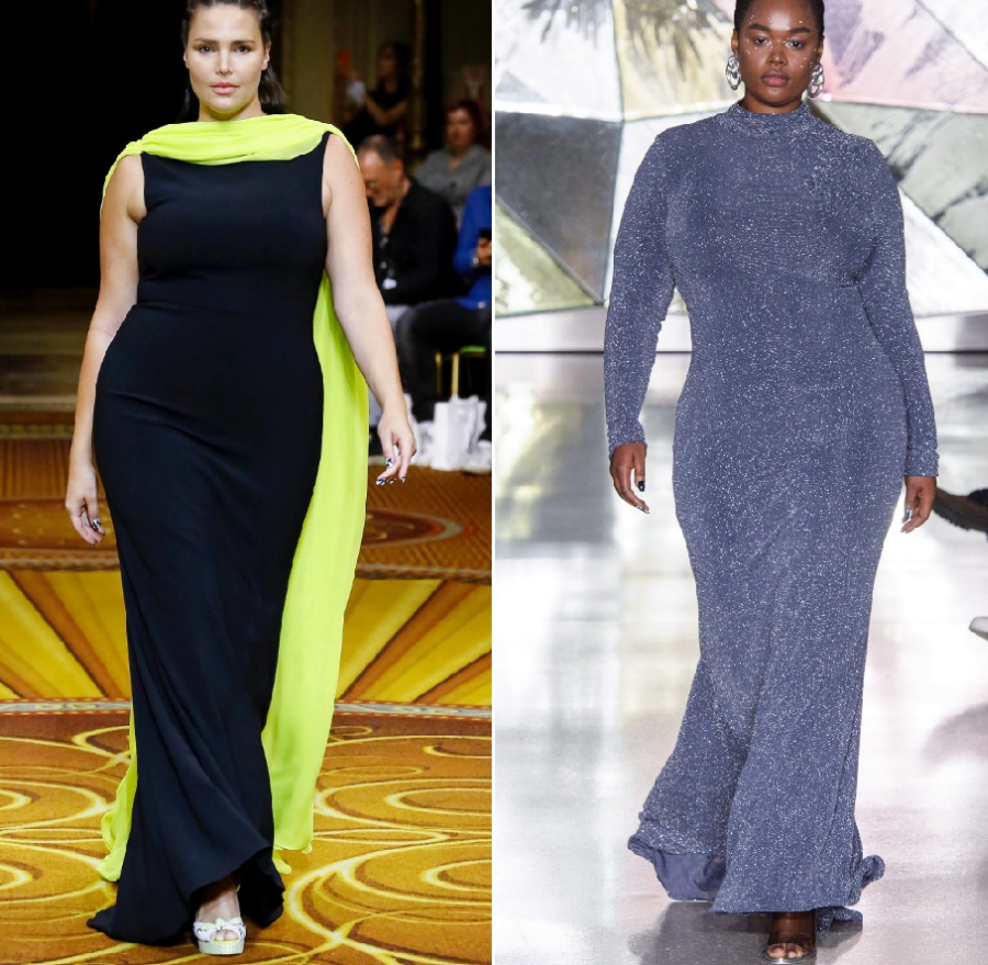 полные модели в вечерних платьях 2020 года от бренда Christian Siriano