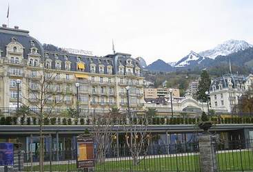 Montreux, отель, где жил и писал Набоков