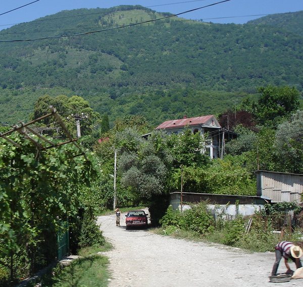 Абхазия. Дорога из Пицунды в Гагра