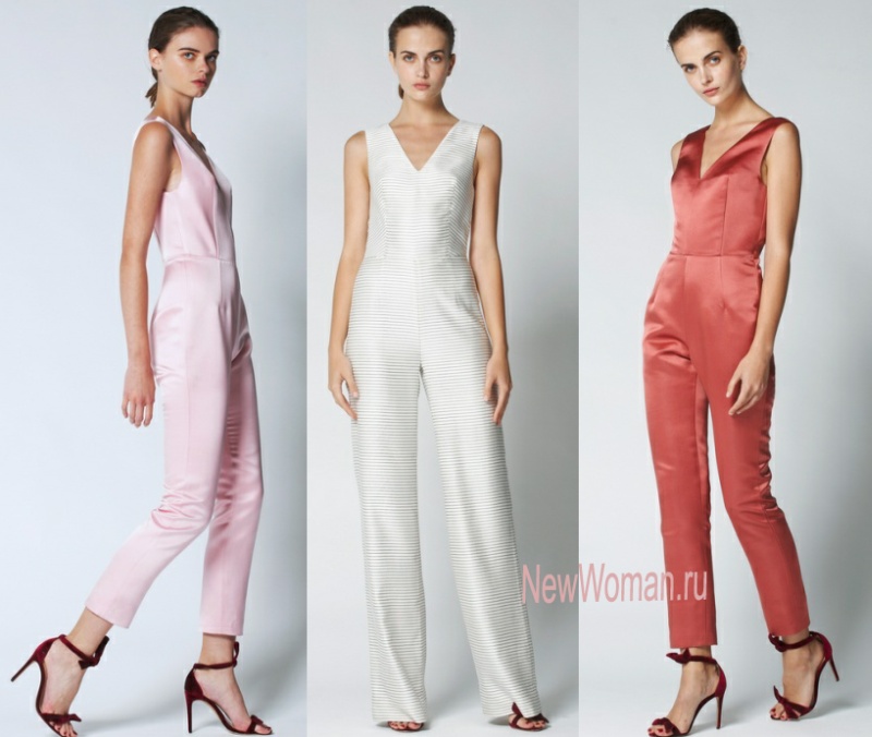 Модный тренд 2016 - розовый комбинезон