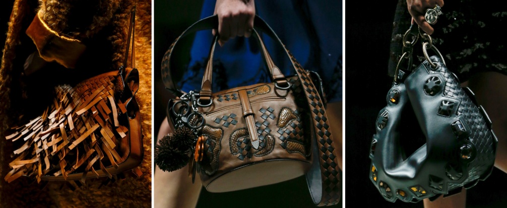 Сумки от Bottega Veneta: сумка-почтальонка, сумка-ведро, сумка-полумесяц