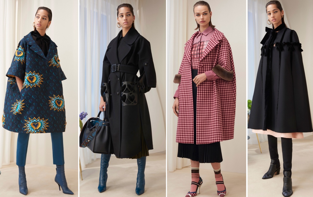 модная тенденция пальто осень-зима 2018-2019 - пальто-кокон, трапенция, тренчкот и кейп