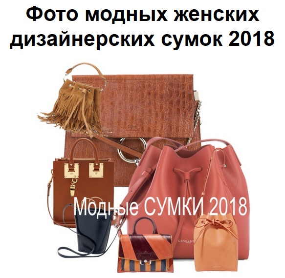 Дизайн женских сумок 2018 Дизайн женских сумок 2018