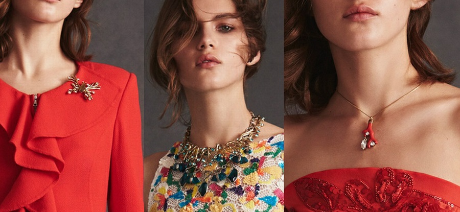 Бижутерия от Oscar de la Renta - Resort 2016