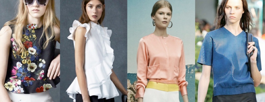 Erdem, Altuzarra, Louis Vuitton - модные женские блузки из курортной коллекции 2016