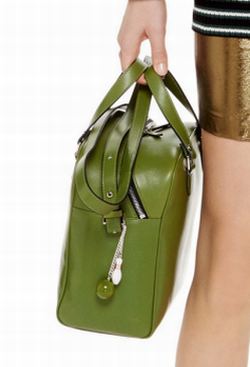 сумка-тоут зеленая