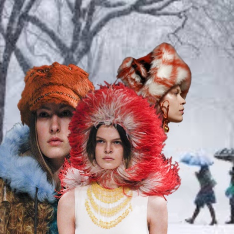 модные зимние шапки 2018
