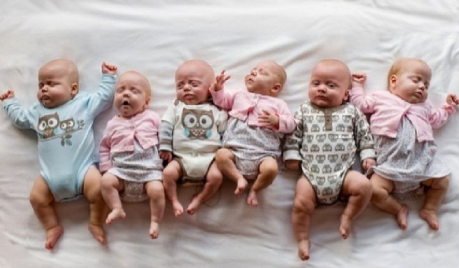 малютки 6 близнецов