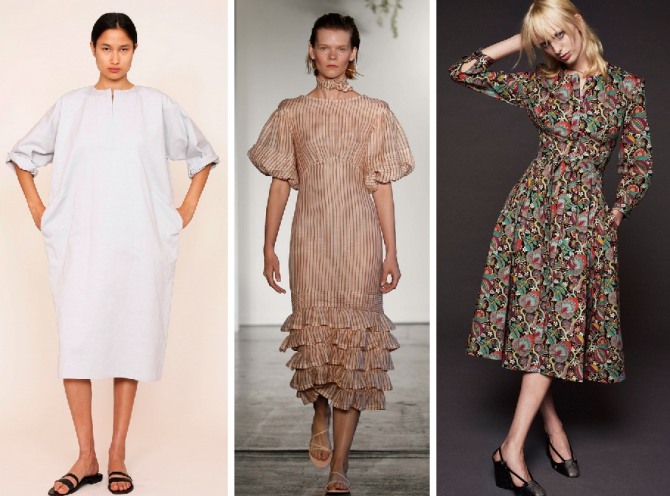 летние платья для пожилых женщин - модные фасоны 2018