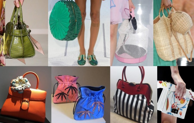 летние сумки 2018 для отпуска к летнему модному платью