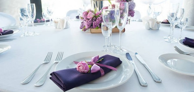 Свадебный стол и свадебное меню