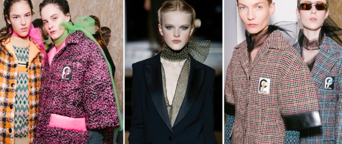 какие шарфы в моде в 2019 году - газовый шарфик с пальто, платьем, костюмом