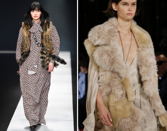 модная тенденция 2019 года - меховой жилет