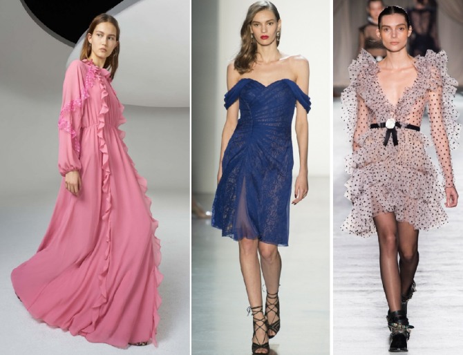 романтические и сексуальные платья на торжество - мода весны 2019