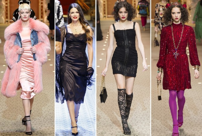 платья от кутюр - мода зимнего сезона 2019 от Dolce & Gabbana