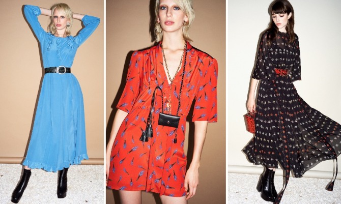 модели весенних платьев на каждый день от модного дома Sonia Rykiel