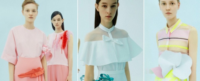 блузки для девушек - модели пастельных тонов от бренда Delpozo