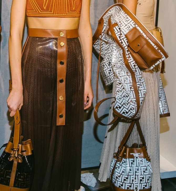 летняя сумка-мешок на кулиске с завязками - модный тренд лето 2019
