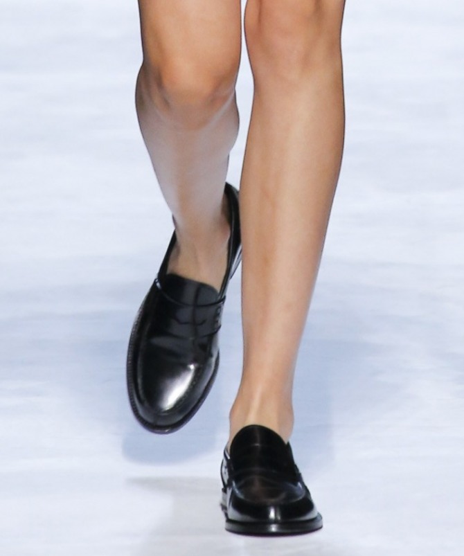 женские повседневные черные туфли на низкой подошве весна 2019