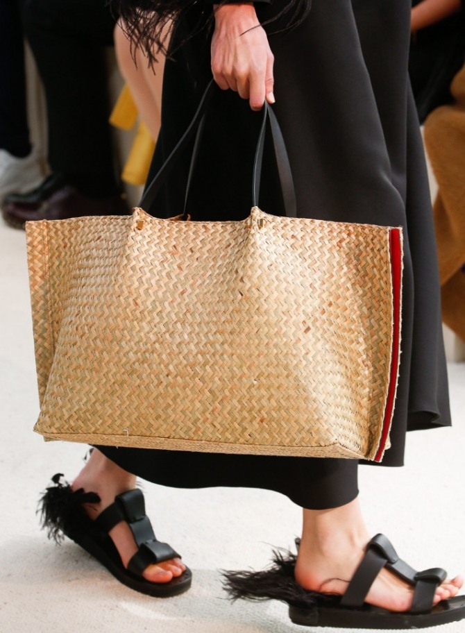 плетеная из соломки модная летняя женская сумка 2019 года в стиле оверсайз