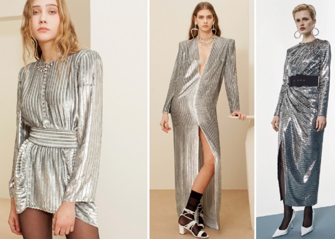 В каком платье встречать Новый год 2020 - серебро и платина