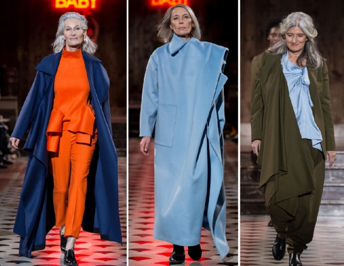 пальто макси для пожилых женщин
