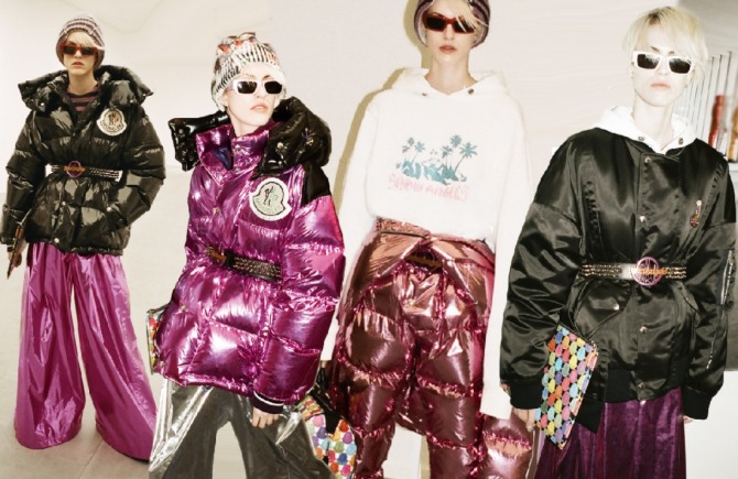 Модная зимняя молодежная верхняя повседневная одежда 2020: куртки, шапки, брюки, толстовки - бренд Moncler 8 Palm Angels
