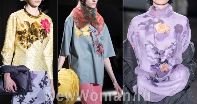 красивые блузки в восточном стиле от Dries Van Noten