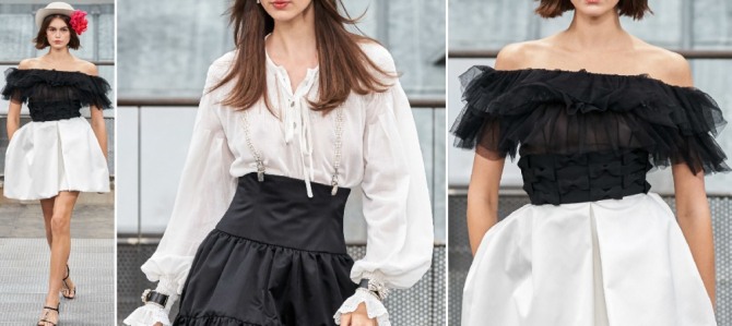 какие нарядные блузки самые модные весной и летом 2020 года - Chanel