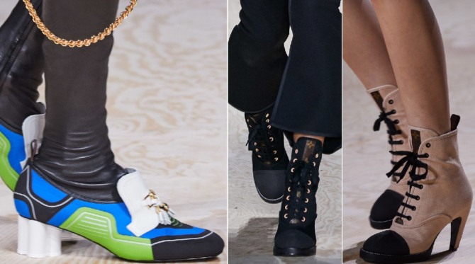 самые модные женские сапоги, ботинки, ботильоны от бренда Louis Vuitton - тренды на весну 2020 года