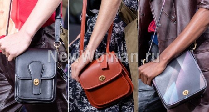 какие сумки самые модные в сезоне весна-лето 2020 - сумка-планшет, фото от бренда Coach