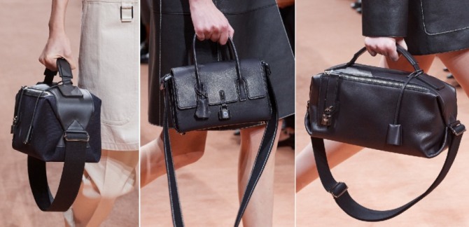 модели актуальных женских сумок весна-лето 2020 черного цвета от бренда Hermès