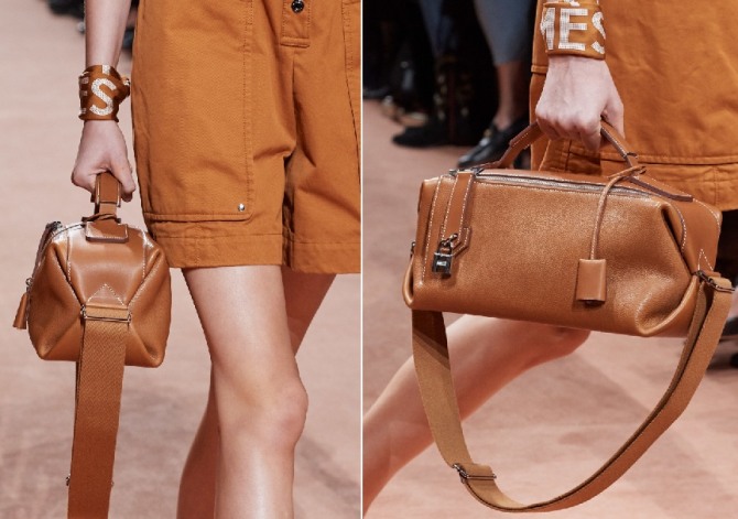 сумки коричневого цвета весна-лето 2020 от бренда Hermès