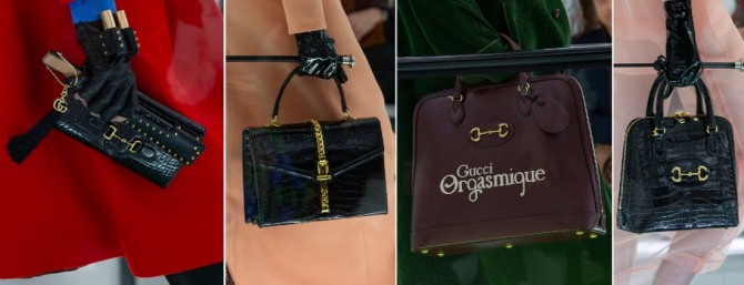 дизайнерские сумки с подиума весна-лето 2020 - бренд Gucci