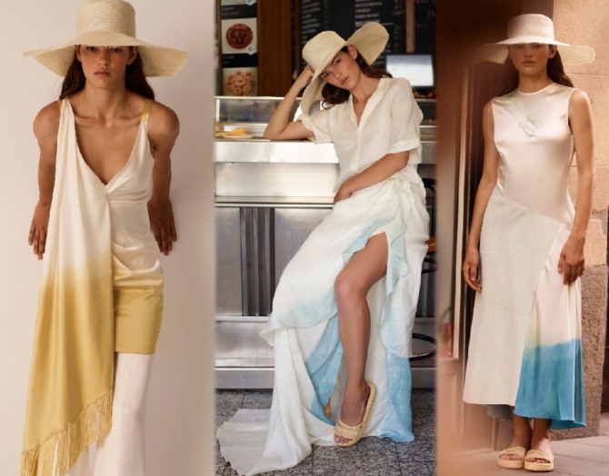 модные летние курортные образы 2020 года с соломенными шляпами от бренда Alejandra Alonso Rojas