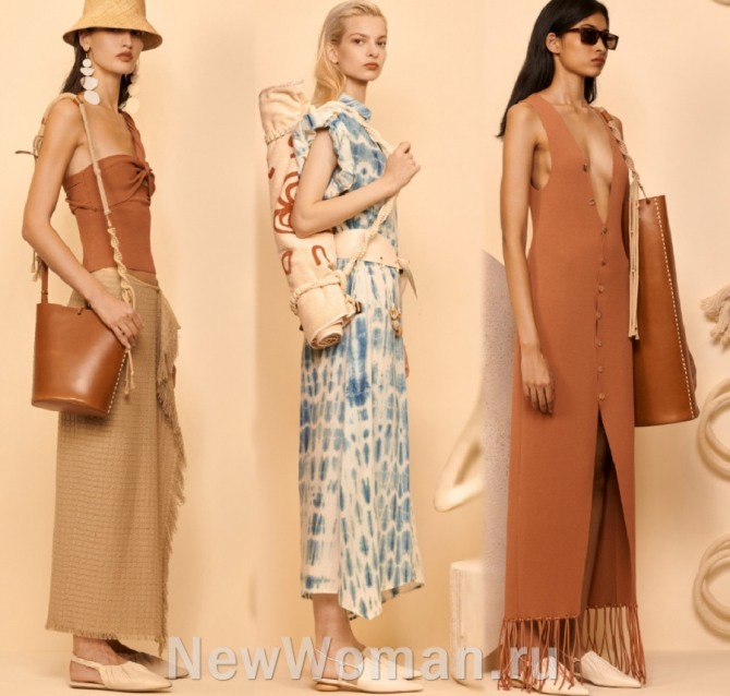 модели сумок от бренда Nanushka - для пляжа, отпуска, отдыха и курорта - модные показы весна-лето 2020 года