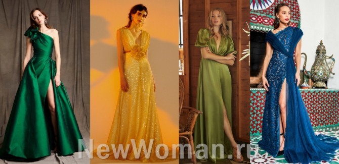 макси длина нарядных новогодних платьев 2011 года - фото новинок из коллекций мировых модельеров