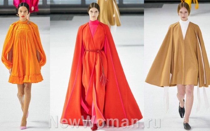 элегантные модели вечерних платьев необычного фасона от бренда Каролина Эррера - горячий тренд 2021 года 