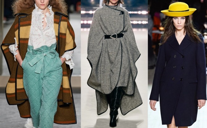 осенние образы 2020 с пальто, брюками, шляпами и другими аксессуарами - луки с недель моды