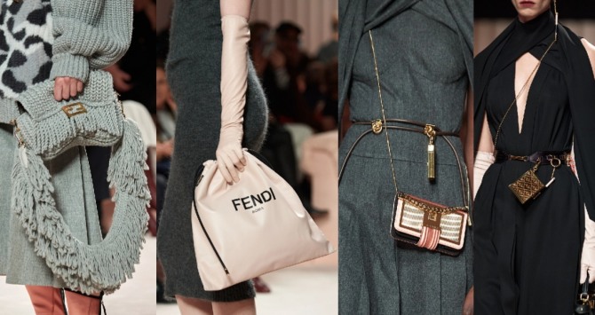 Fendi - самые модные сумки с подиума на сезон осень-зима 2020-2021