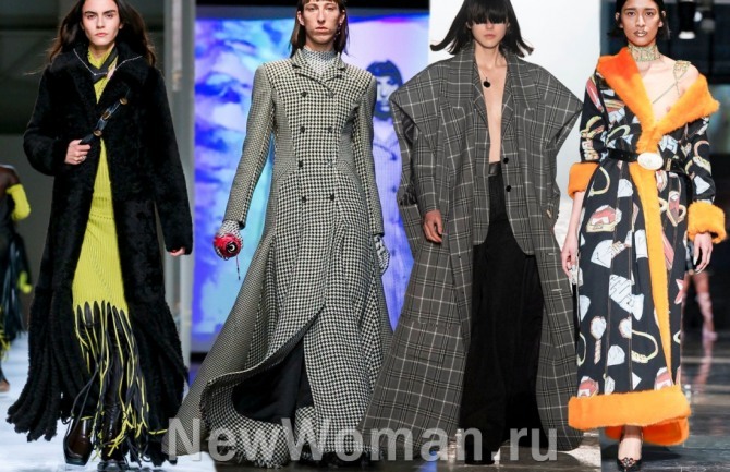 длинные осенние женские пальто 2020 года - самые модные модели