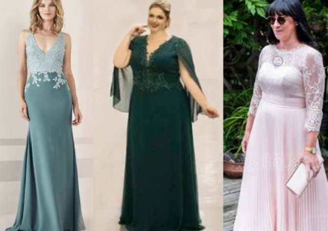 Фото красивых платьев и костюмов 2021 года - для мамы жениха или невесты