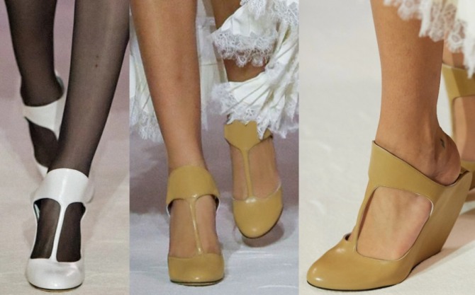 стильные новинки дамских туфель сезона 2021 от Lanvin - туфли с вырезами