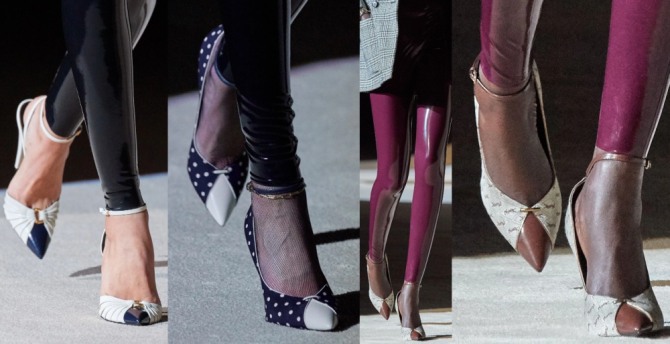 модные вечерние туфли 2021 года от бренда Saint Laurent
