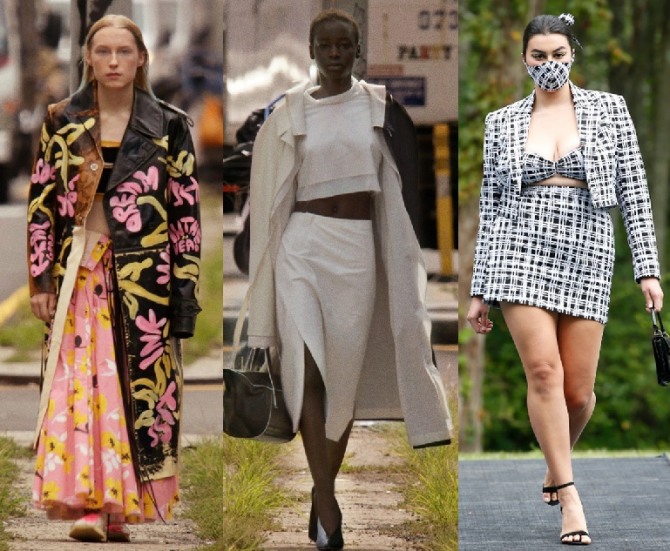 уличный весенний стиль с юбками 2021 года - фото с улиц мировых столиц