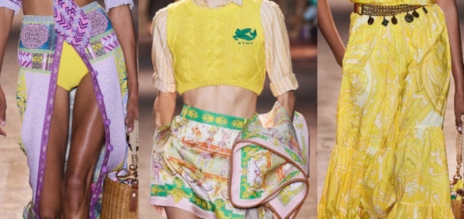 курортные летние юбки 2021 года от известных брендовых марок женской одежды