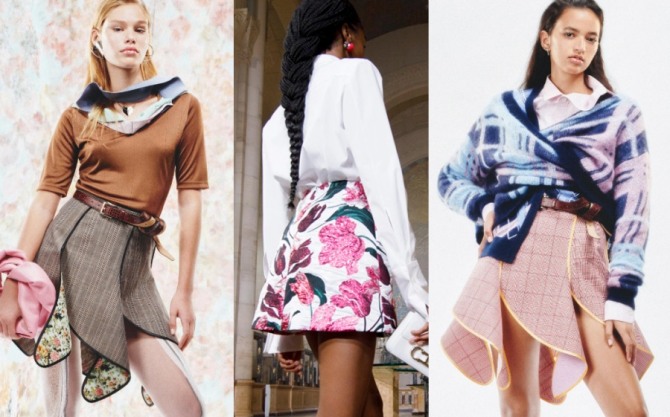 самые красивые летние юбки мини - фото с модных показов на 2021 год