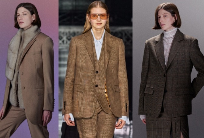 модные тенденции 2021 года в сегменте женских костюмов - мужской пиджак